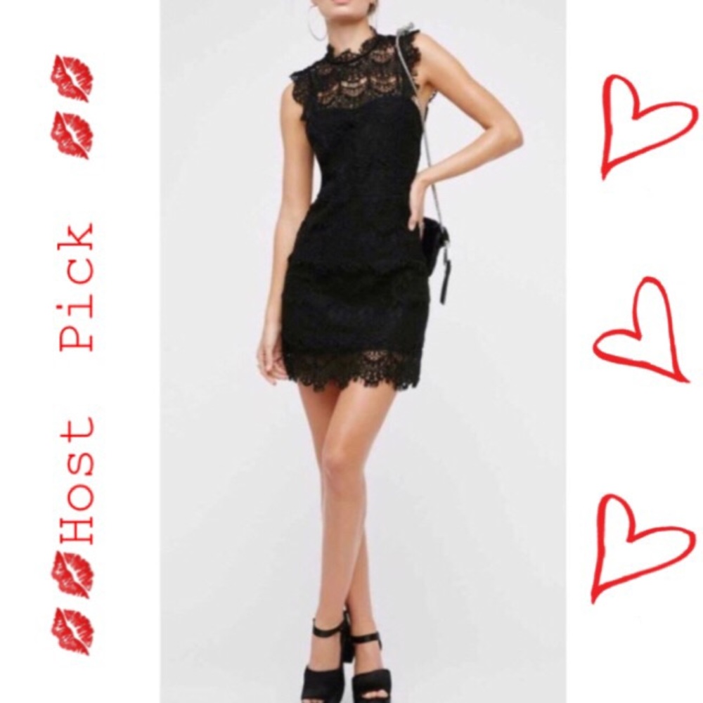 [XS/M] Free People Daydream Bodycon lace dress